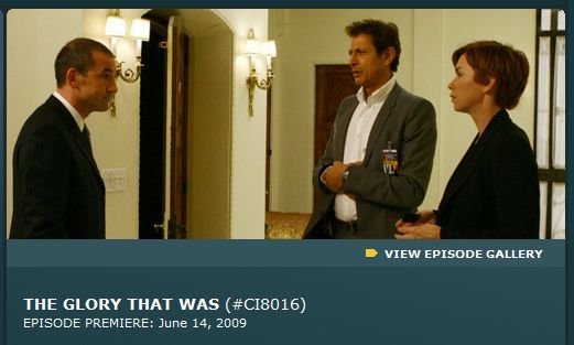 "The Glory that was" (#CI8016), episode premiere: June 14, 2009