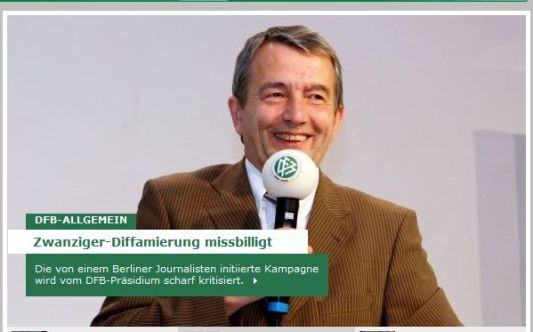 Zwanziger-Diffamierung missbilligt