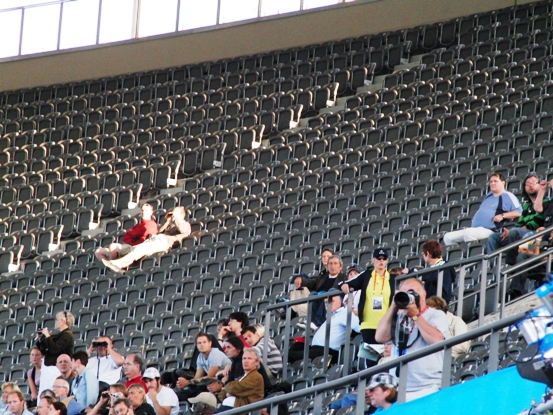 Olympiastadion am Dienstag 1