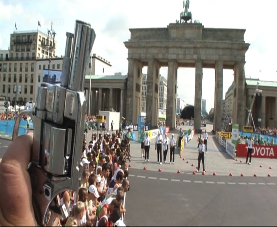 Start Marathon Männer, Screenshot ZDF