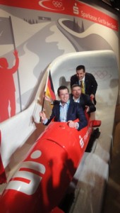 Trockenbob FDP/CSU: KT Guttenberg, Thomas Bach, Hackl Schorsch