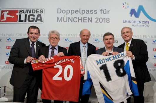 "Doppelpass für München 2018" u.a. mit Rauball, Bogner, Bach