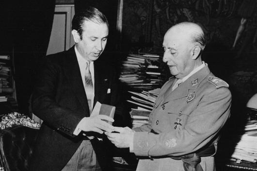 Juan Antonio Samaranch, Francisco Franco