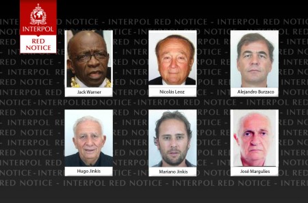 WANTED: Jack Warner, Nicolás Leoz, Alejandro Burzaco, Hugo Jinkis, Mariano Jinkis, José Margulies