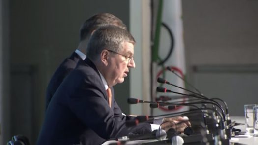 UDIOCP Thomas Bach auf PK zur IOC-Session; Rio, 04.08.2016