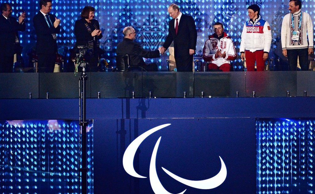 Paralympics 2014, Sir Philip Craven, Wladimir Putin (Foto: President of Russia)