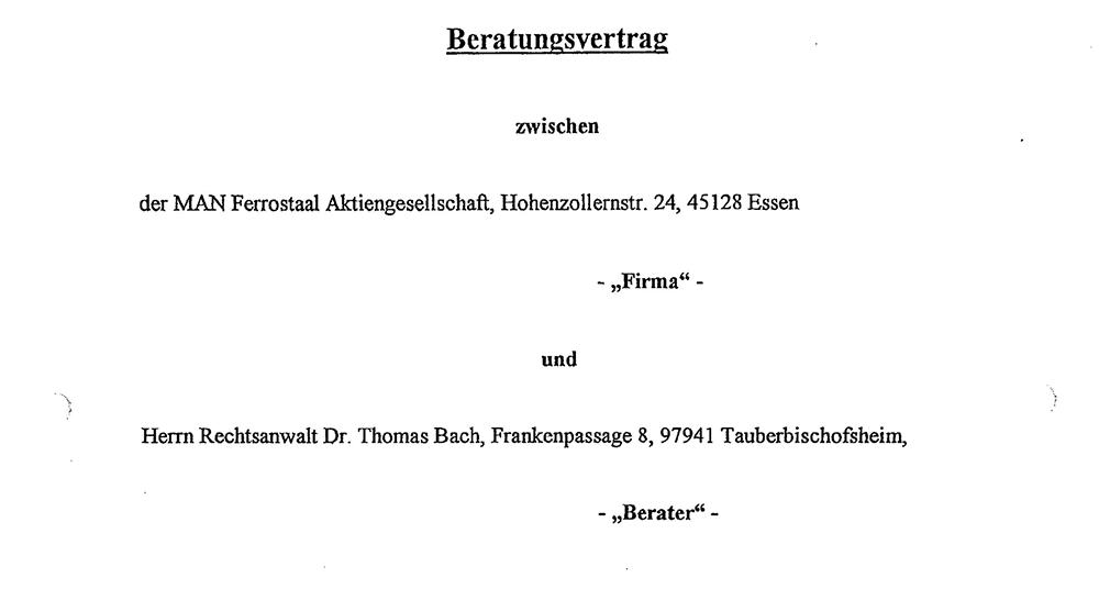 geheimvertrag, thomas bach, ioc, man ferrostal